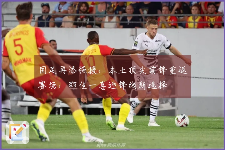 国足再添强援，本土顶尖前锋重返赛场，邵佳一喜迎锋线新选择